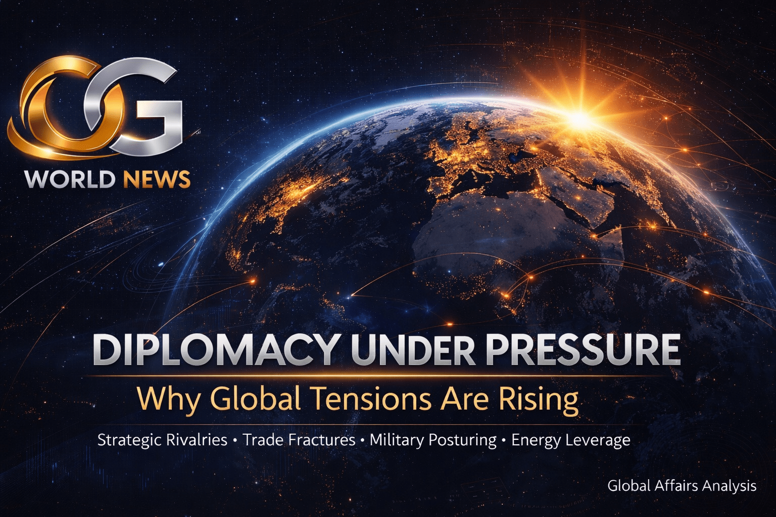 Diplomacy Under Pressure: Why Global Tensions Are Rising